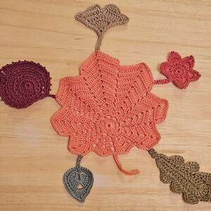 Handmade Crochet Floral Doily